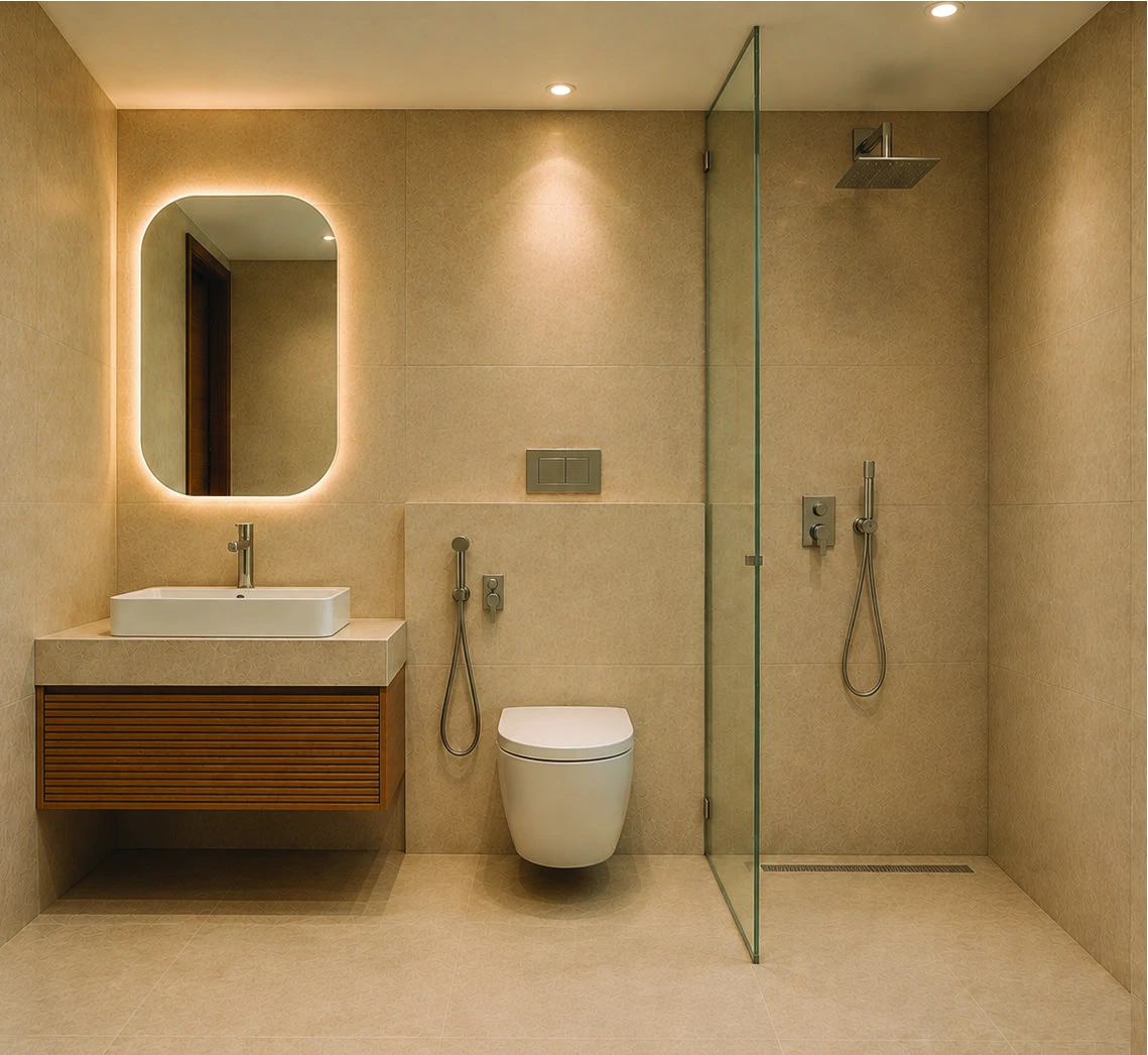 Common toilet render
